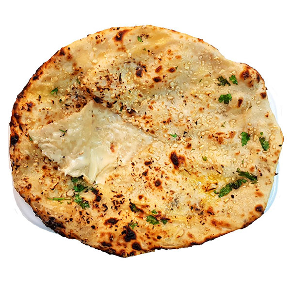 CHEESE & GARLIC NAAN (Cheese Stuffed Naan)