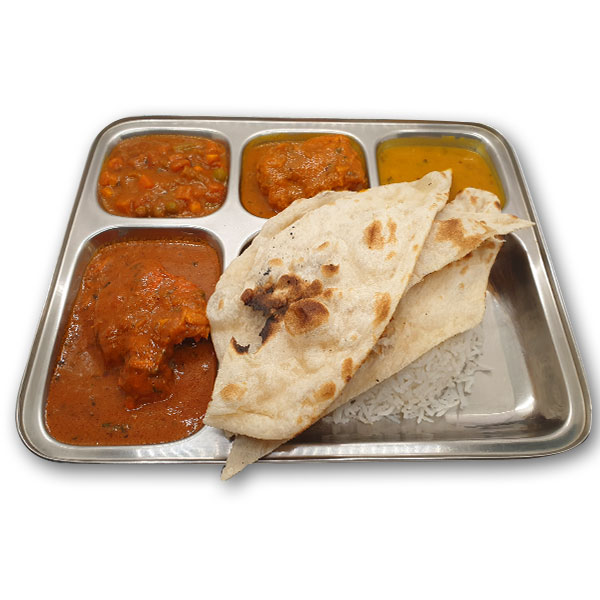 CHICKEN AND FISH THALI
